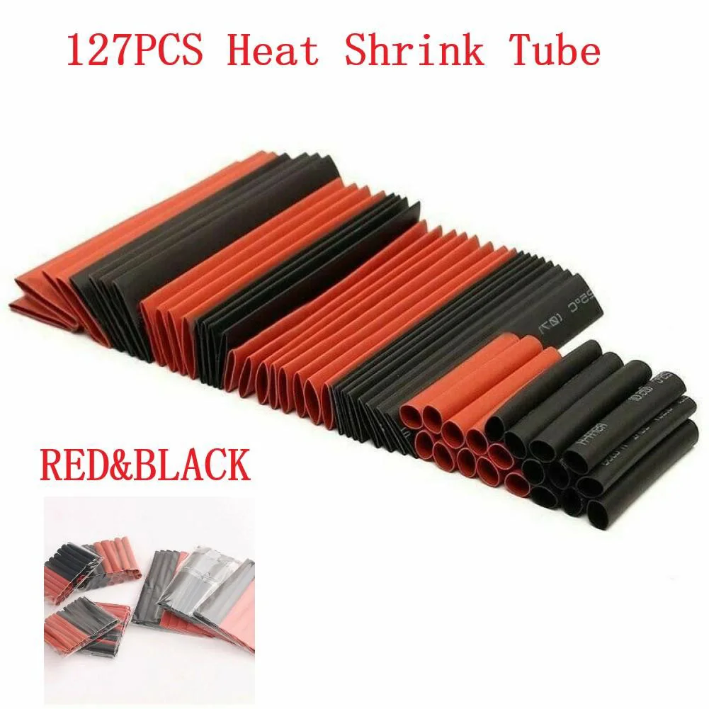 127 Pcs Electrical Cable Heat Shrink Tube Tubing Wrap Polyolefin Sleeve Assorted 7 Sizes PE Heat Shrink Tube For Auto Car Cable
127 Pcs Electrical Cable Heat Shrink Tube Tubing Wrap Polyolefin Sleeve Assorted 7 Sizes PE Heat Shrink Tube For Auto Car Cable