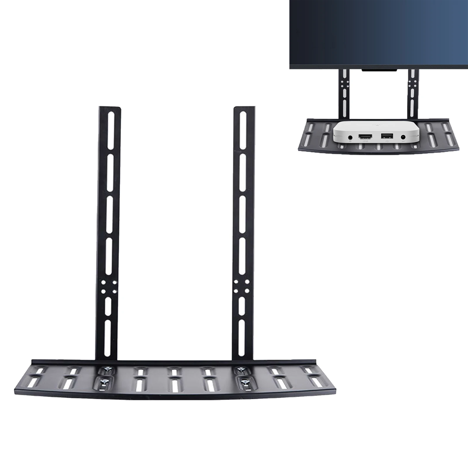 TV Wall Mount Shelf Bracket Adjustable Monitor Shelf Mounting Bracket Storage Bracket Organizer For Streaming Devices Computer
TV Wall Mount Shelf Bracket Adjustable Monitor Shelf Mounting Bracket Storage Bracket Organizer For Streaming Devices Computer