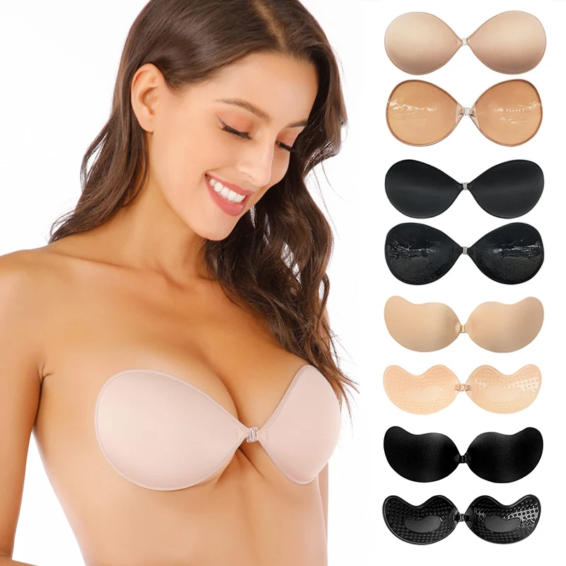New Sexy Women's Invisible Bras Wire Free Push Up Bra Self-Adhesive Silicone Seamless Front Closure Sticky Backless Strapless BH
New Sexy Women's Invisible Bras Wire Free Push Up Bra Self-Adhesive Silicone Seamless Front Closure Sticky Backless Strapless BH