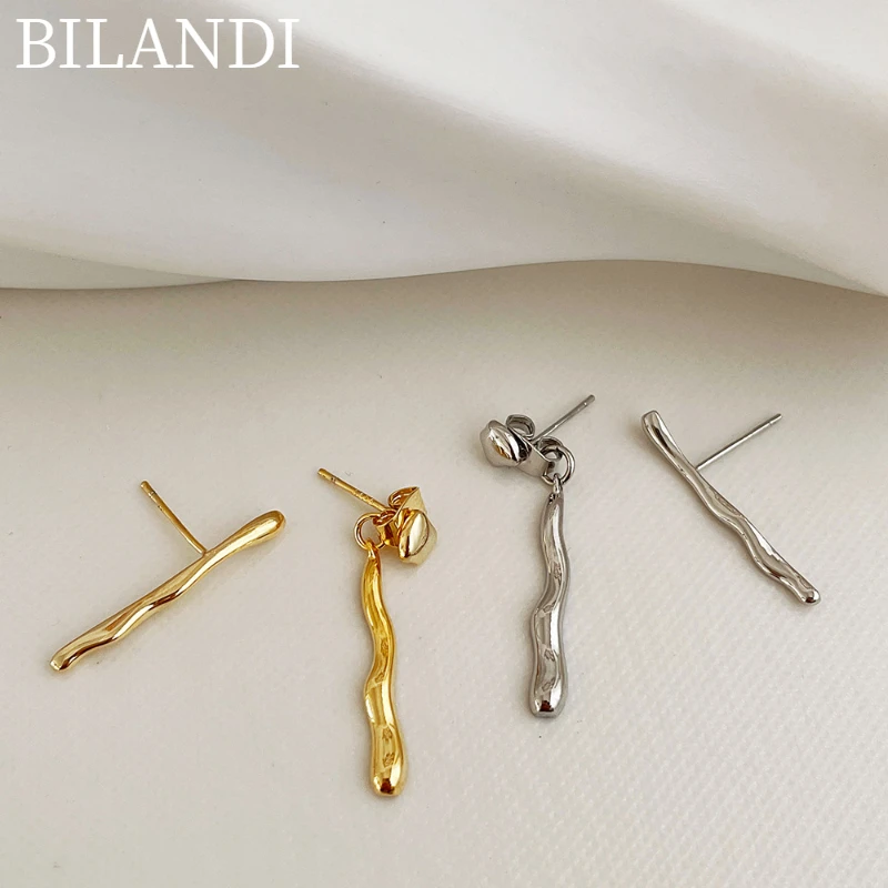 Bilandi 925 Silver Needle Jewelry Geometric Stick Earrings Simply Design Trend Asymmetrical Drop Earrings For Girl Lady Gifts
Bilandi 925 Silver Needle Jewelry Geometric Stick Earrings Simply Design Trend Asymmetrical Drop Earrings For Girl Lady Gifts