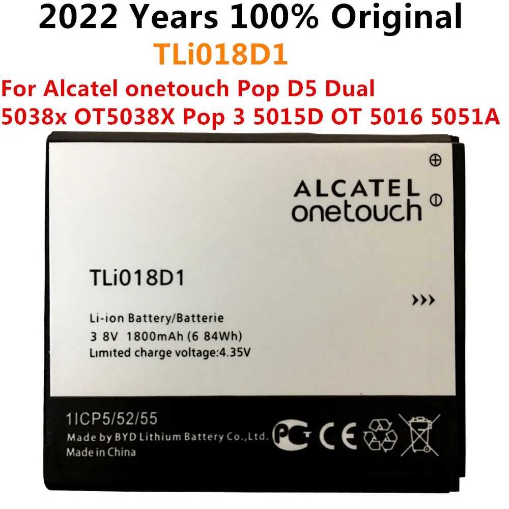 Новый оригинальный литий-ионный аккумулятор TLi018D1 для Alcatel onetouch Pop D5 Dual 5038x OT5038X Pop 3 5015D OT 5016 5051A
Новый оригинальный литий-ионный аккумулятор TLi018D1 для Alcatel onetouch Pop D5 Dual 5038x OT5038X Pop 3 5015D OT 5016 5051A