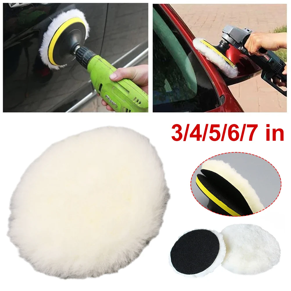 1Pc 3/4/5/6/7 inch Wool Polishing Buffing Pad Polishing Wheel Pad Car Buffing Wheel Washable for Wood Glass Metal Polish
1Pc 3/4/5/6/7 inch Wool Polishing Buffing Pad Polishing Wheel Pad Car Buffing Wheel Washable for Wood Glass Metal Polish