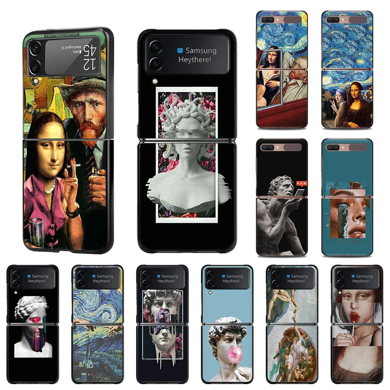 Mona Lisa Van Gogh Funny Art Matte Black Phone Case For Samsung Galaxy Z Flip 4 3 Flip4 Flip3 5G Shockproof Hard Cases Cover
Mona Lisa Van Gogh Funny Art Matte Black Phone Case For Samsung Galaxy Z Flip 4 3 Flip4 Flip3 5G Shockproof Hard Cases Cover