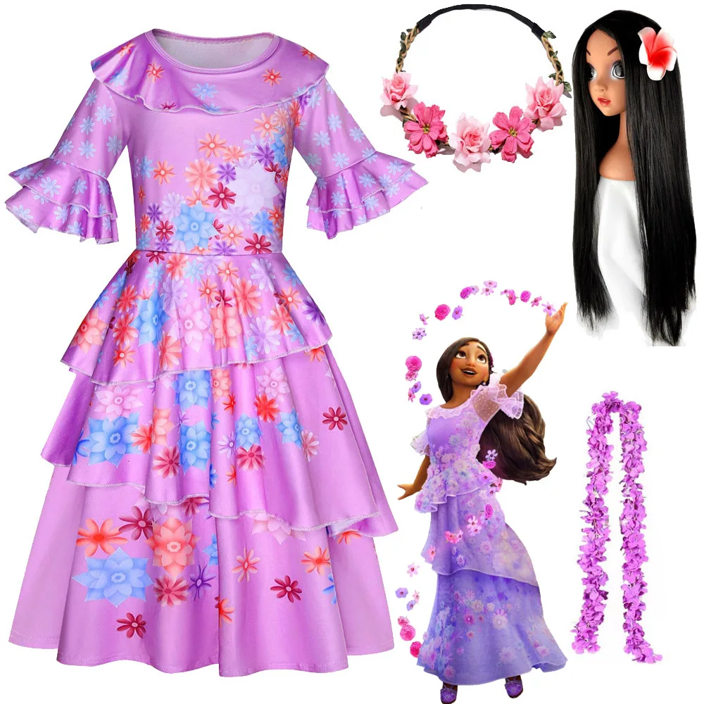Encanto Mirabel Madrigal Costume Louise long skirt Girl Princess Dress Carnival Masquerade Kids isabela Cosplay Party Dress Up
Encanto Mirabel Madrigal Costume Louise long skirt Girl Princess Dress Carnival Masquerade Kids isabela Cosplay Party Dress Up