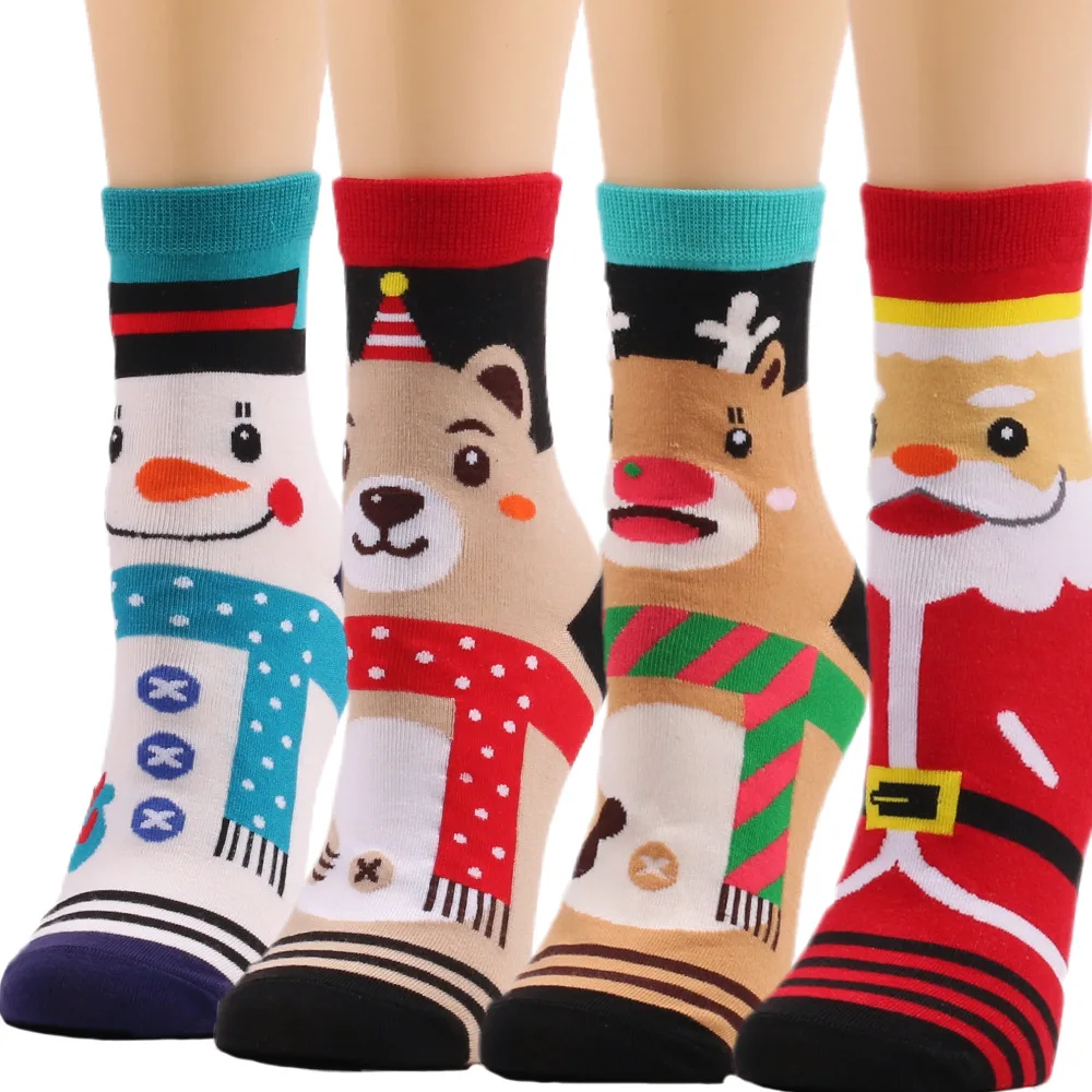 Christmas Stockings Women's Men's Deer Snowman Socks Personality Creative Middle Tube Socks Keep Warm Xmas Socks New Year Supply
Christmas Stockings Women's Men's Deer Snowman Socks Personality Creative Middle Tube Socks Keep Warm Xmas Socks New Year Supply