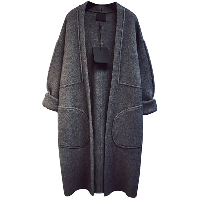 Winter New Korean Style Lazy Style Sweater Mid-Length Loose Autumn and Winter Cardigan Sweater Coat Thickened Women
Winter New Korean Style Lazy Style Sweater Mid-Length Loose Autumn and Winter Cardigan Sweater Coat Thickened Women