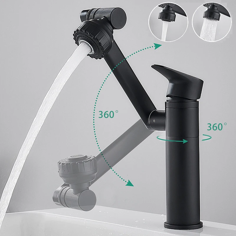 360 Degree Swivel Basin Fauce Bathroom Faucet Single Handle Sink Tap Mixer Hot&Cold Water Crane 
360 Degree Swivel Basin Fauce Bathroom Faucet Single Handle Sink Tap Mixer Hot&Cold Water Crane