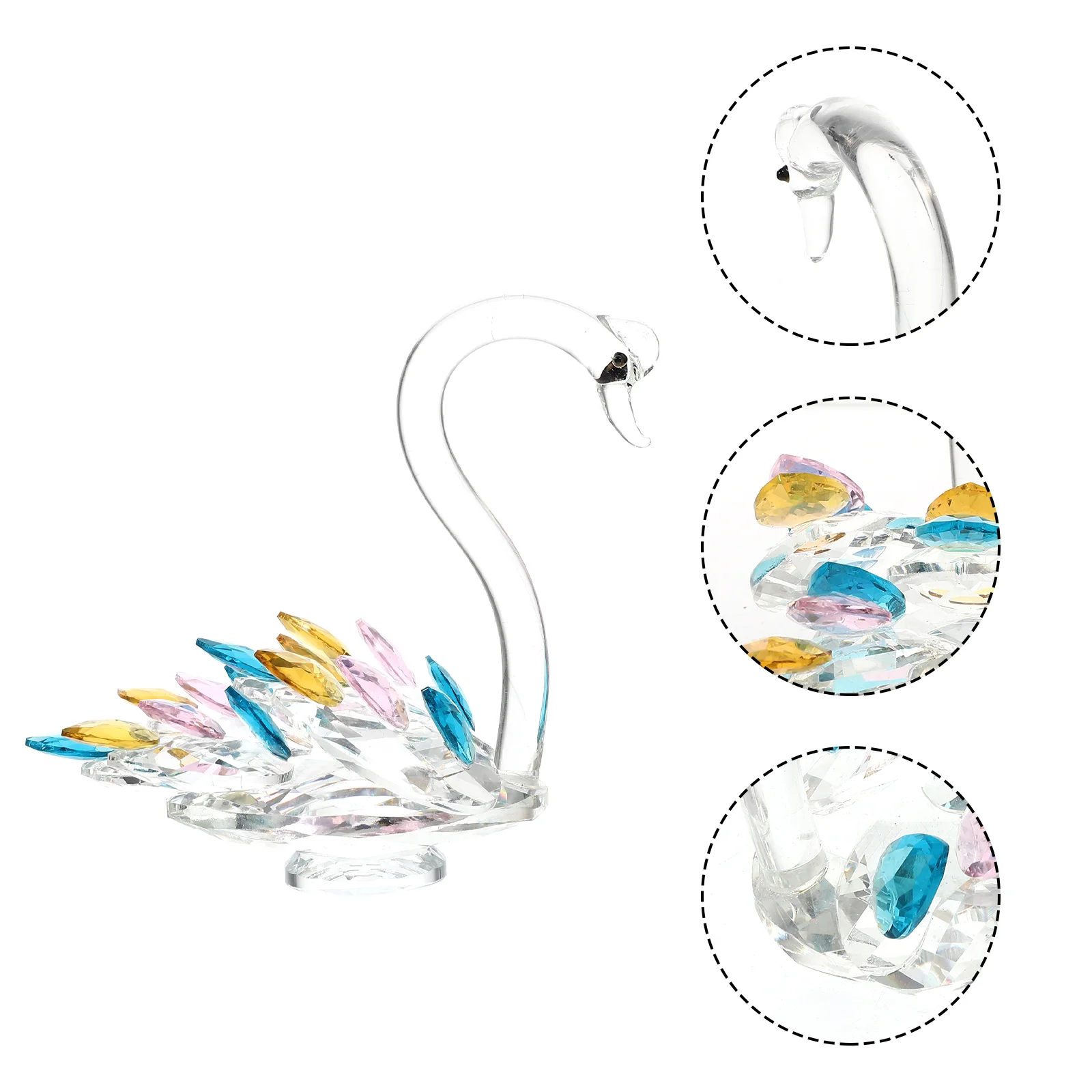 Swan Crystal Figurine Decoration Figurinesstatue Animal Decor Ornament Car Wedding Figure Table Centerpiece Home Dashboard Gift
Swan Crystal Figurine Decoration Figurinesstatue Animal Decor Ornament Car Wedding Figure Table Centerpiece Home Dashboard Gift