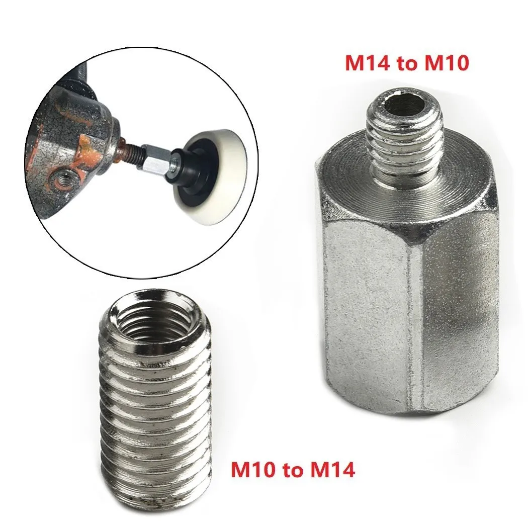 2 шт. M10 * 1,5 мм до M14 * 2,0 мм с M14 * 2,0 мм до M10 * 1,5 мм адаптер для угловой шлифовальной машины полировальный Интерфейс адаптер Запчасти для электрои...
2 шт. M10 * 1,5 мм до M14 * 2,0 мм с M14 * 2,0 мм до M10 * 1,5 мм адаптер для угловой шлифовальной машины полировальный Интерфейс адаптер Запчасти для электрои...