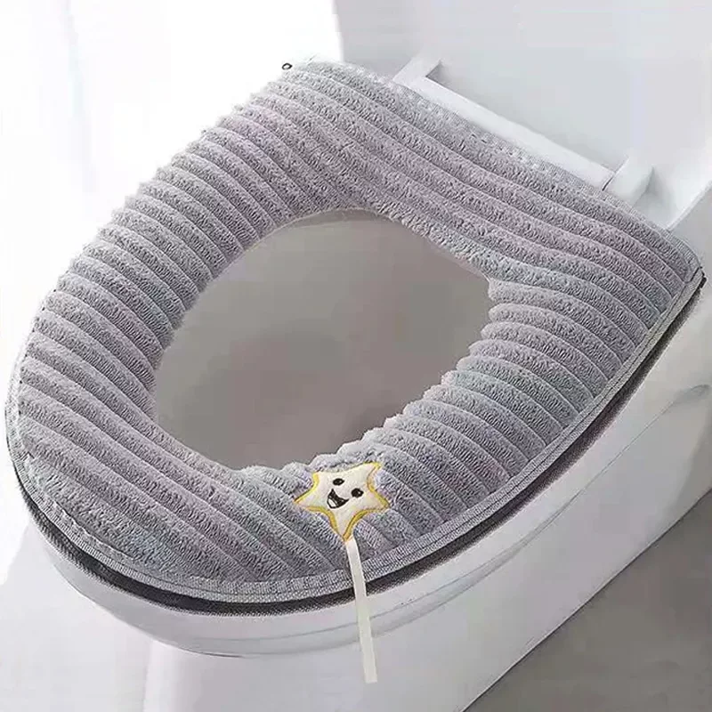 2022New Warm Waterproof Toilet Seat Cover Comes With Handle WC Mat Set Toilet Cup Protector Household Bathroom Accessories
2022New Warm Waterproof Toilet Seat Cover Comes With Handle WC Mat Set Toilet Cup Protector Household Bathroom Accessories