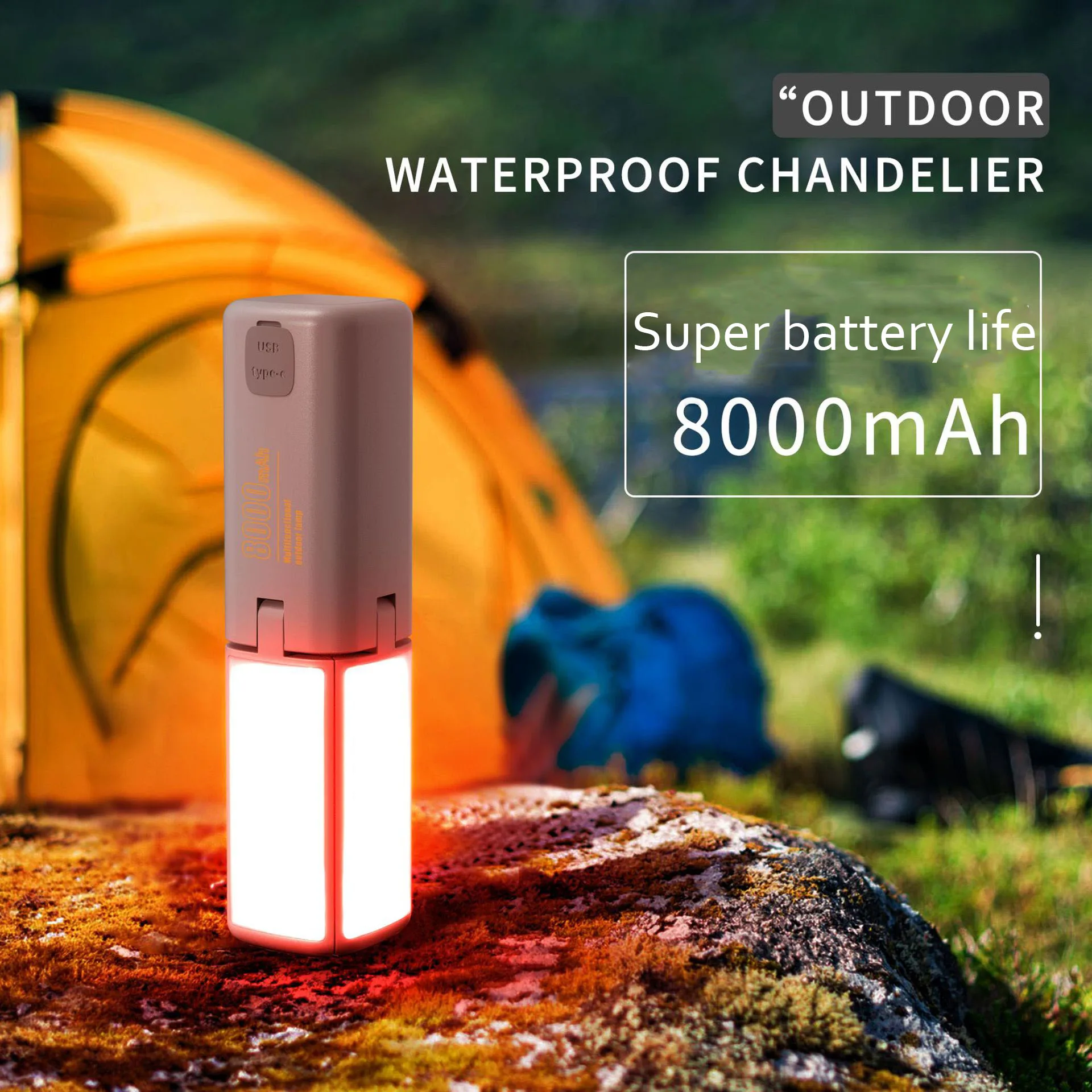 Camping Light Usb Rechargeable Outdoor Stand Warm Yellow Lights Tent Camping Lantern Workshop Lamp Emergency Camp Equipment Bulb
Camping Light Usb Rechargeable Outdoor Stand Warm Yellow Lights Tent Camping Lantern Workshop Lamp Emergency Camp Equipment Bulb