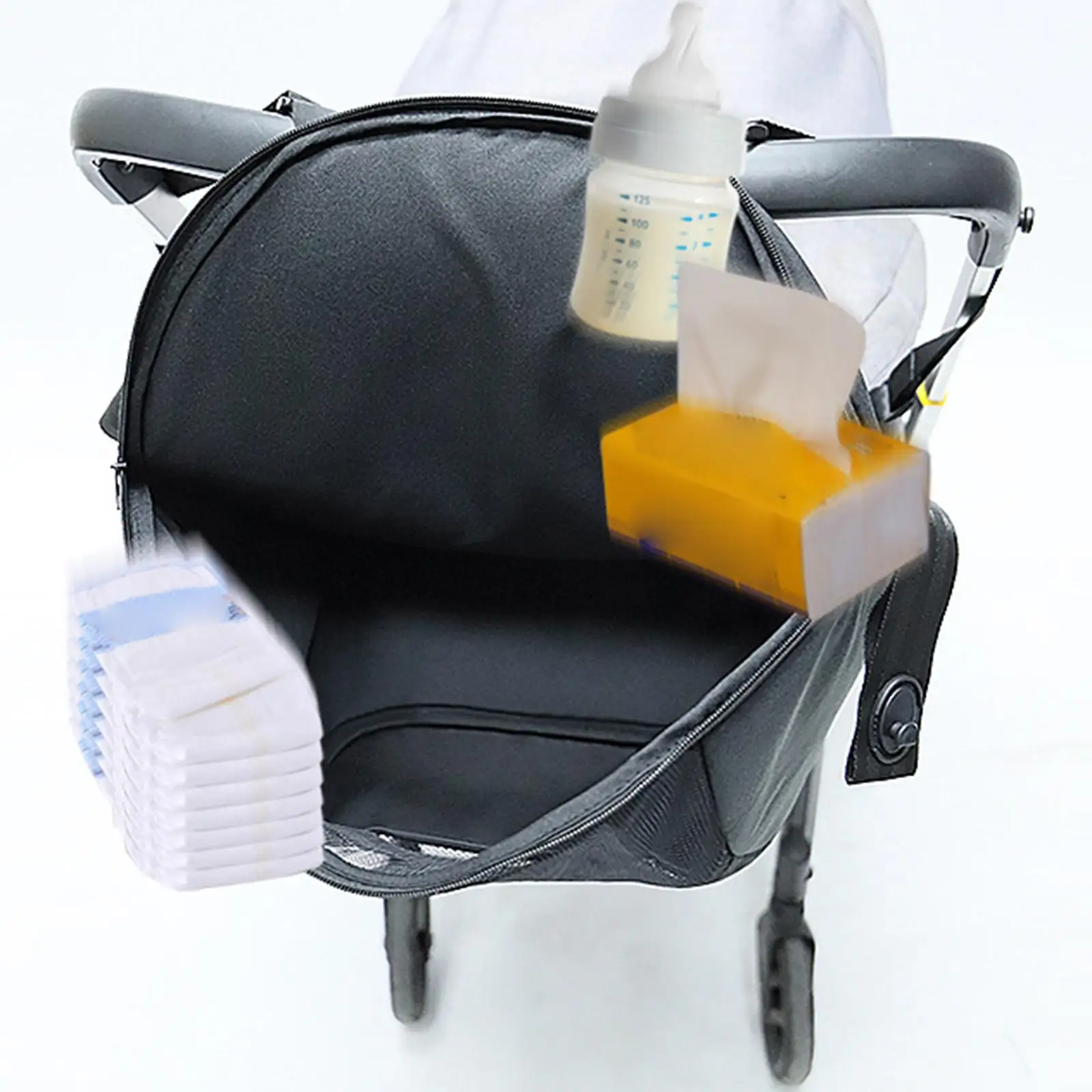 Multifunctional Baby Stroller Organizer Stroller Caddy Storage Diapers, Sippy Cups 4 in 1 Stroller Organizer for Toddler Baby
Multifunctional Baby Stroller Organizer Stroller Caddy Storage Diapers, Sippy Cups 4 in 1 Stroller Organizer for Toddler Baby