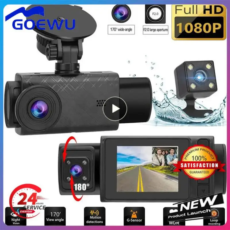 Dual Lens Dvr 3 Camera Dash Cam Night G-sensor Tachograph Car Dvr 3-channel Dash Cam 1080p With Rear View Camera
Dual Lens Dvr 3 Camera Dash Cam Night G-sensor Tachograph Car Dvr 3-channel Dash Cam 1080p With Rear View Camera