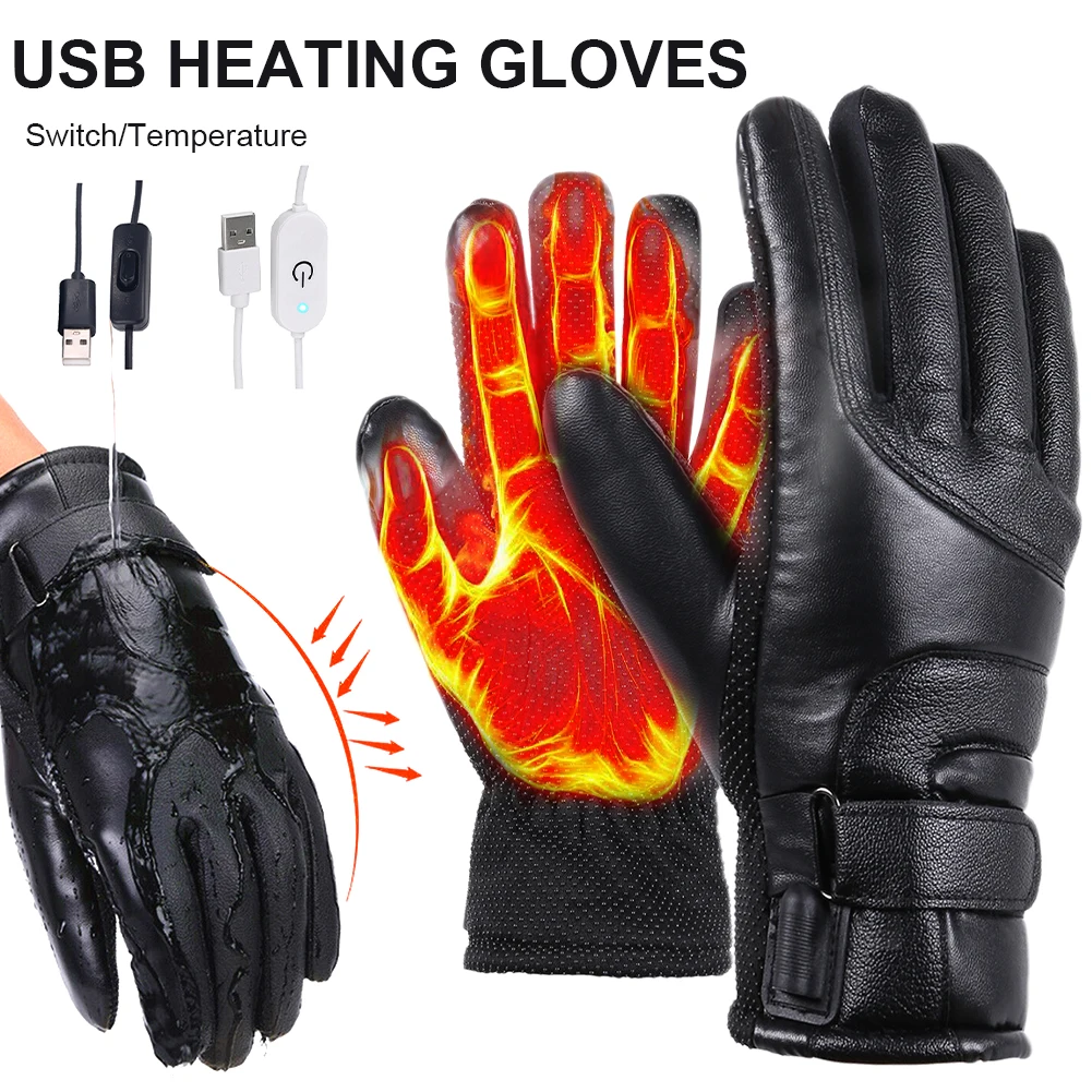 Winter Heated Gloves Unisex Electric Heated Gloves Waterproof Windproof Touch Screen USB Powered Heated Gloves For Ski Cycling
Winter Heated Gloves Unisex Electric Heated Gloves Waterproof Windproof Touch Screen USB Powered Heated Gloves For Ski Cycling
