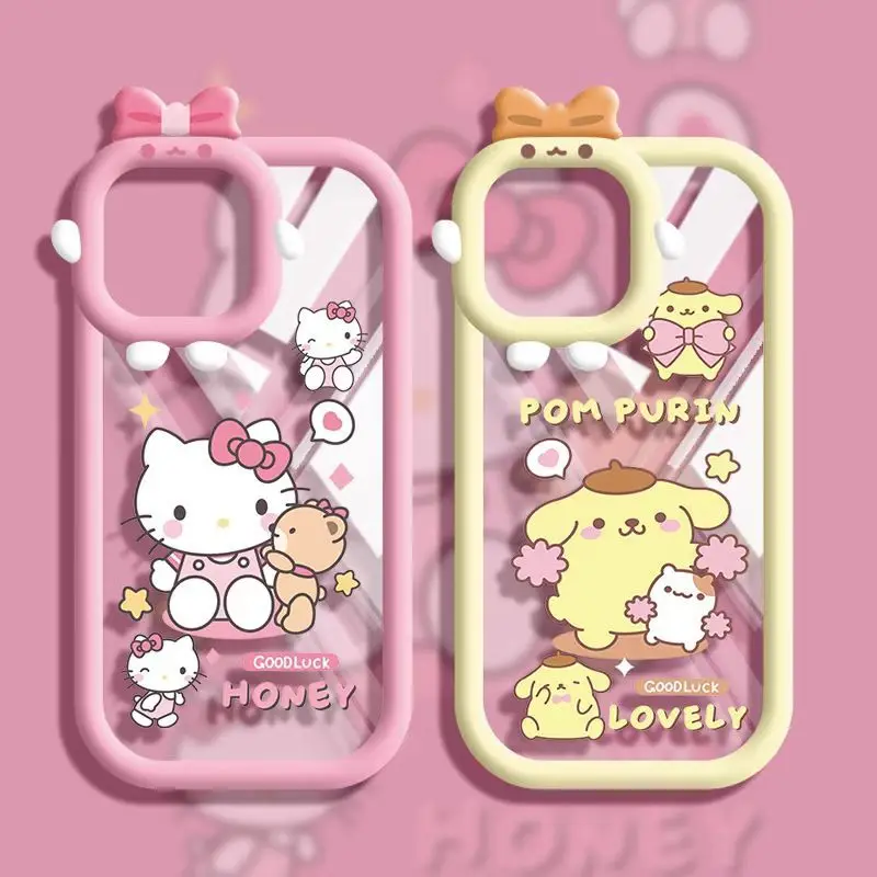 Sanrioed Hello Kitty Mobile Phone Shell Kawaii Mymelody Anime Iphone 12 13 14 Pro Max Transparency Anti Fall Protective Shell
Sanrioed Hello Kitty Mobile Phone Shell Kawaii Mymelody Anime Iphone 12 13 14 Pro Max Transparency Anti Fall Protective Shell