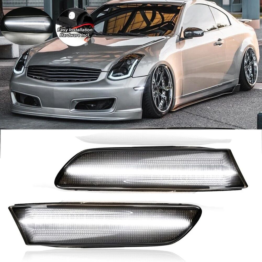 Front LED Turn Signal Bumper Side Marker Light Blinker For For Infiniti G35 Coupe 03-07 2D White Side Marker Lights Accessories
Front LED Turn Signal Bumper Side Marker Light Blinker For For Infiniti G35 Coupe 03-07 2D White Side Marker Lights Accessories