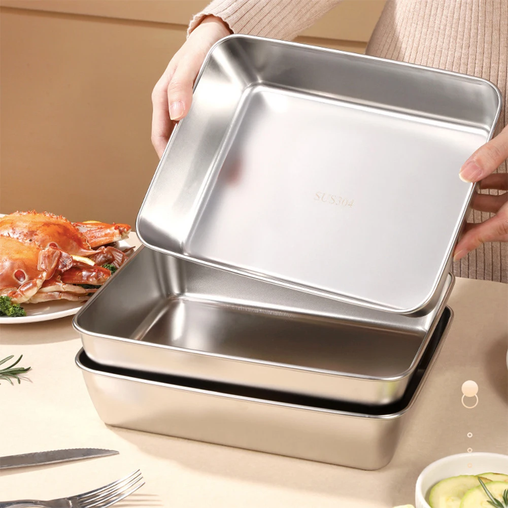 Rectangular Hotel Pans With Lid Stainless Steel Commercial Steam Table Pan Dishwasher Safe Deep Storage Pan For Home Restaurant
Rectangular Hotel Pans With Lid Stainless Steel Commercial Steam Table Pan Dishwasher Safe Deep Storage Pan For Home Restaurant