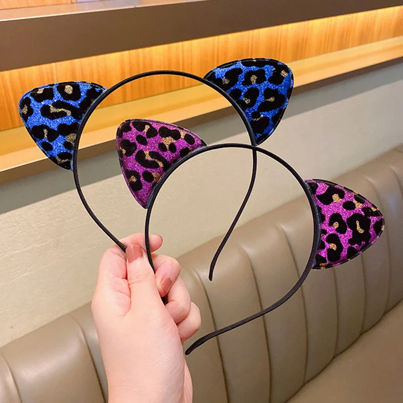 Selling New Lovely Sweet Vintage Leopard Print Cute Glitter Cat Ear Headband Children's Kid Girl Hair Band Accessories Headwear
Selling New Lovely Sweet Vintage Leopard Print Cute Glitter Cat Ear Headband Children's Kid Girl Hair Band Accessories Headwear