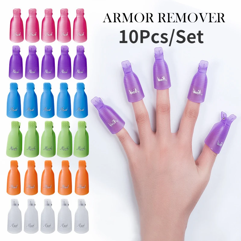 10pcs Plastic Nail Art Soak Off Cap Clip Nail Clips UV Gel Polish Remover Wraps Cleaner Nail Degreaser Effects for Nails Tools
10pcs Plastic Nail Art Soak Off Cap Clip Nail Clips UV Gel Polish Remover Wraps Cleaner Nail Degreaser Effects for Nails Tools