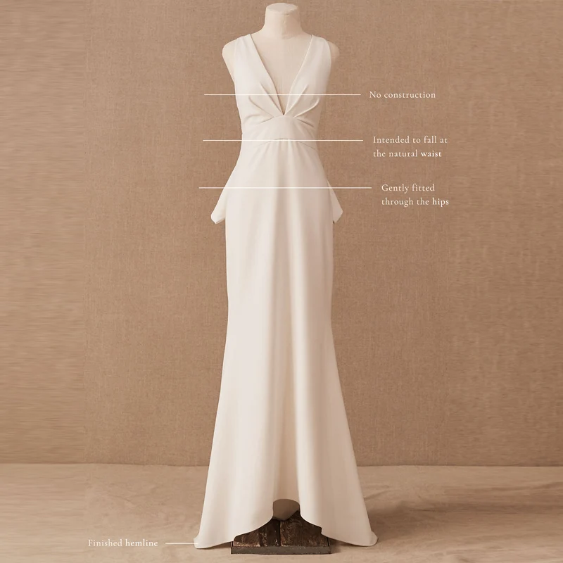 Ronnxeiey Simple Mermaid Deep V-Neck Bridesmaid Dresses 2022 Ivory Sleeveless Backless Bow Pleat Formal Reception Evening Dresse
Ronnxeiey Simple Mermaid Deep V-Neck Bridesmaid Dresses 2022 Ivory Sleeveless Backless Bow Pleat Formal Reception Evening Dresse
