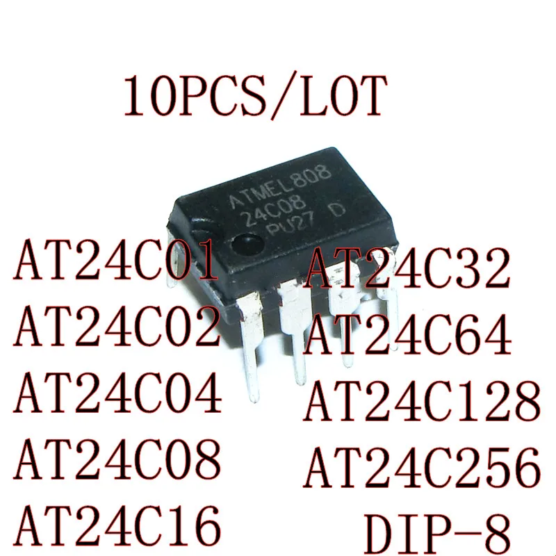 10PCS AT24C01 AT24C02 AT24C04 AT24C08 AT24C16 AT24C32 AT24C64 AT24C128 AT24C256 24C256 24C04 24C16 24C64 DIP-8 Memory IC
10PCS AT24C01 AT24C02 AT24C04 AT24C08 AT24C16 AT24C32 AT24C64 AT24C128 AT24C256 24C256 24C04 24C16 24C64 DIP-8 Memory IC