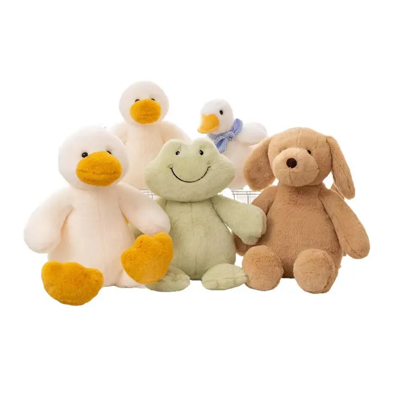 Nordic Style Cartoon Animals Plush Toys Cute Duck Dog Animal Plushie Doll Smile Frog Stuffed Toy for Children Comfort Toy Gift
Nordic Style Cartoon Animals Plush Toys Cute Duck Dog Animal Plushie Doll Smile Frog Stuffed Toy for Children Comfort Toy Gift