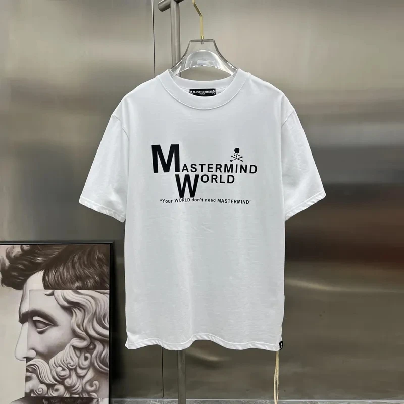 Mastermind World Casual T-Shirt 2023 Summer New Trend MMW Skull Cotton Chest Alphabet Print Large Size Short Sleeve Tees For Men
Mastermind World Casual T-Shirt 2023 Summer New Trend MMW Skull Cotton Chest Alphabet Print Large Size Short Sleeve Tees For Men