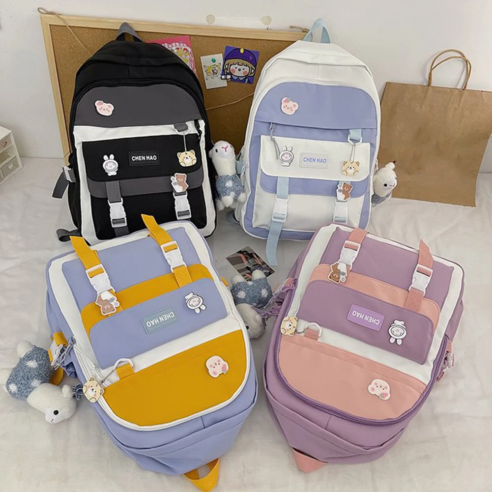 Vintage Preppy Style Women Patchwork Hit Color Backpack Leisure School Students Large Knapsacks Fashion Handbags
Vintage Preppy Style Women Patchwork Hit Color Backpack Leisure School Students Large Knapsacks Fashion Handbags