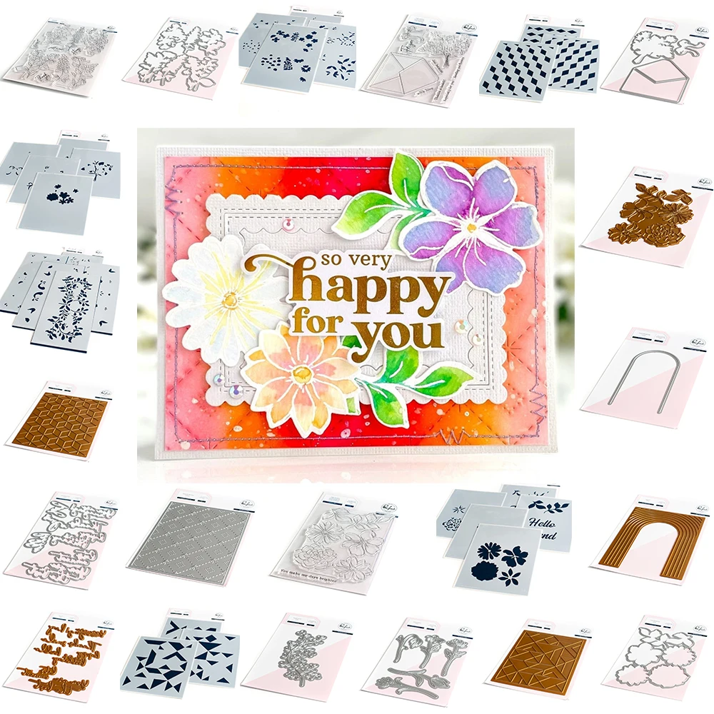 2022 New Diy Floral Hot Foil Stencil Diamonds Foliage Geo Blocks Script Word Art Deco Arch Backdrop Cut Dies Decorate Stamps Set
2022 New Diy Floral Hot Foil Stencil Diamonds Foliage Geo Blocks Script Word Art Deco Arch Backdrop Cut Dies Decorate Stamps Set