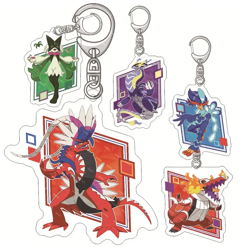 Pokemon Cute Reversible Keychain Action Figures Scarlet Violet Meowscarada Acrylic Key Chain Pendant for Boy Girl Christmas Gift
Pokemon Cute Reversible Keychain Action Figures Scarlet Violet Meowscarada Acrylic Key Chain Pendant for Boy Girl Christmas Gift