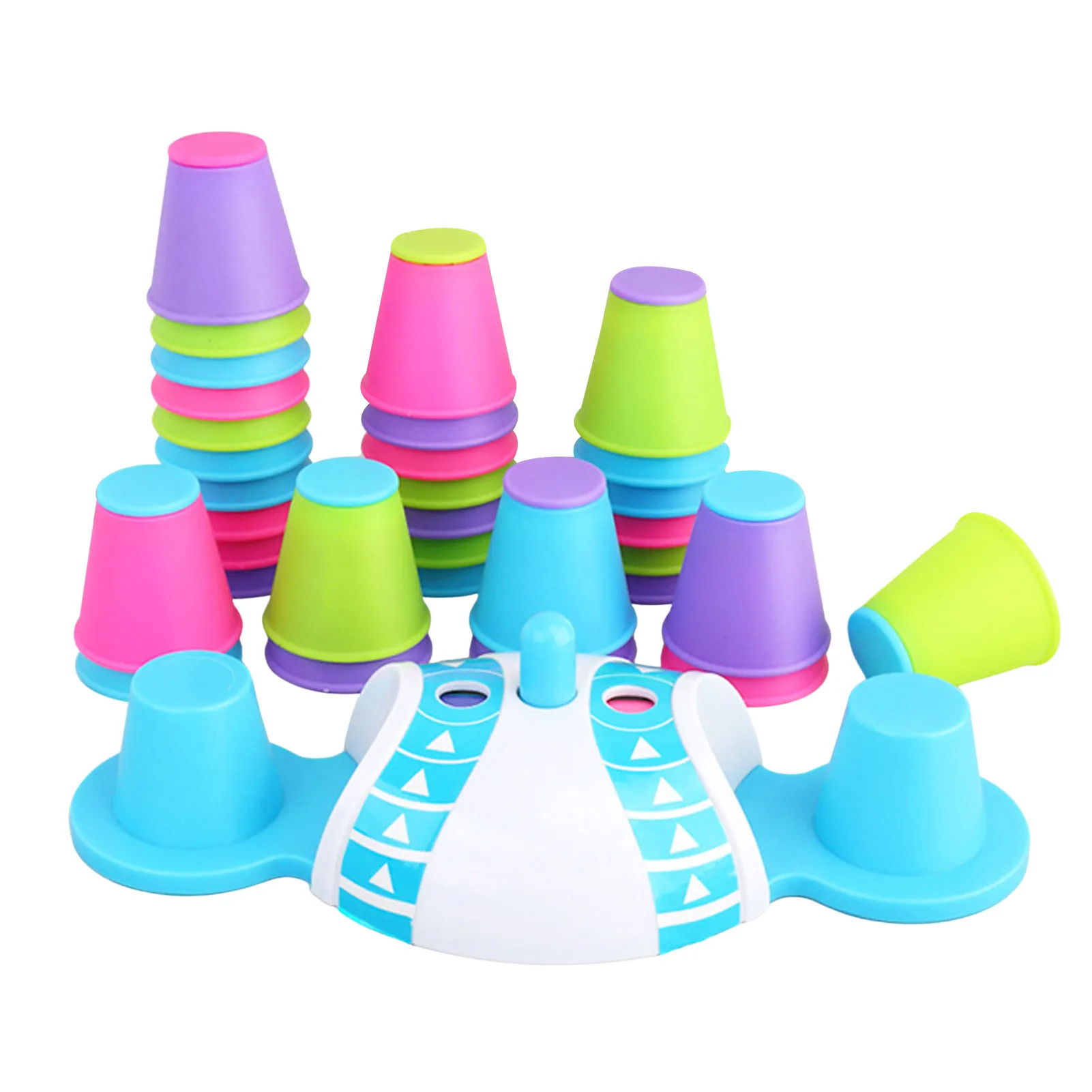 Children Educational Toys Baby Fun Stacking Cups Toy Fun Rainbow Cups Stacking Tower Building Toy Gifts With Color Matching Base
Children Educational Toys Baby Fun Stacking Cups Toy Fun Rainbow Cups Stacking Tower Building Toy Gifts With Color Matching Base