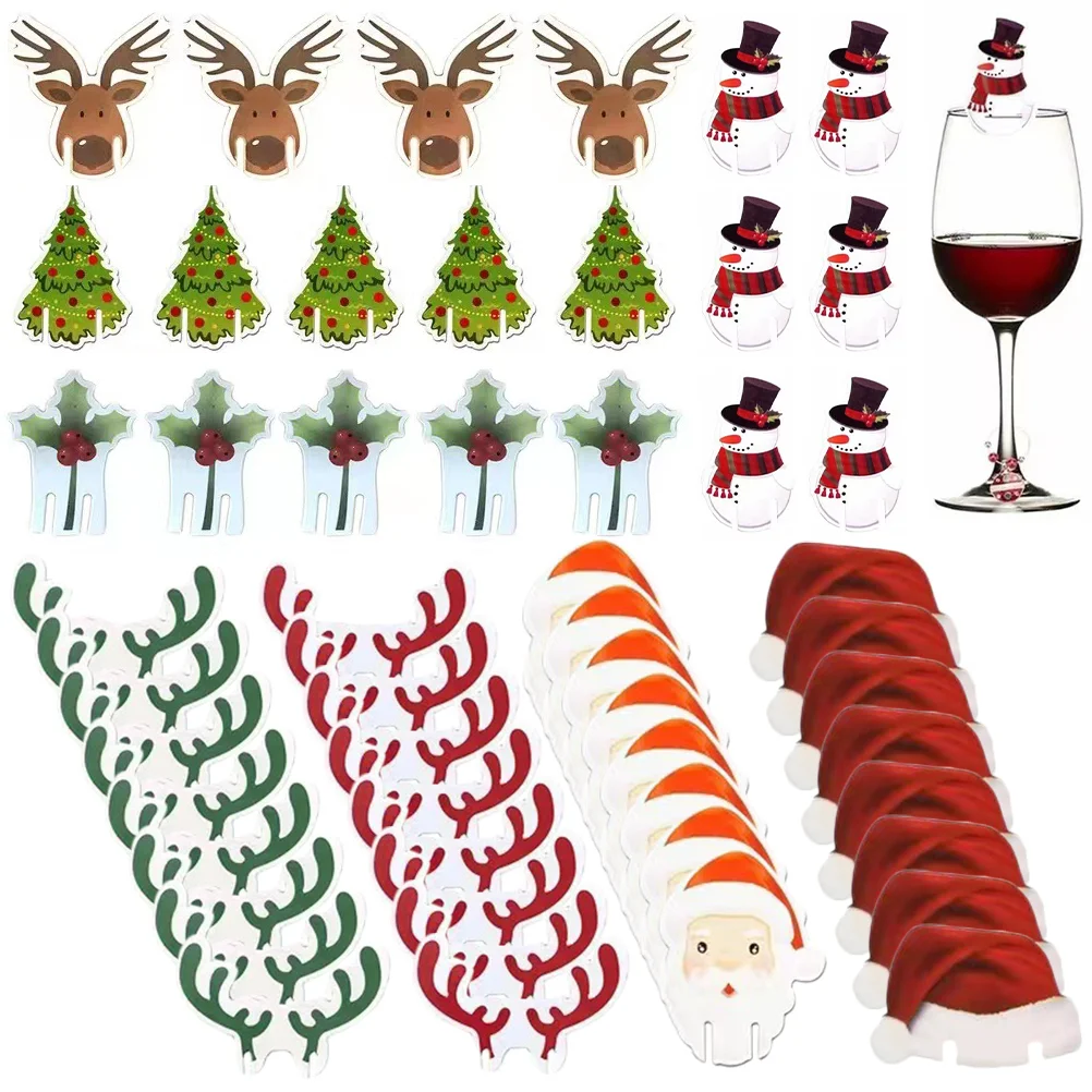 Glass Charms Cup Markers Charm Tags Christmas Wooden Marker Drink Party Decor Decorativeholiday Clip Drinking Clips Distinguishe
Glass Charms Cup Markers Charm Tags Christmas Wooden Marker Drink Party Decor Decorativeholiday Clip Drinking Clips Distinguishe