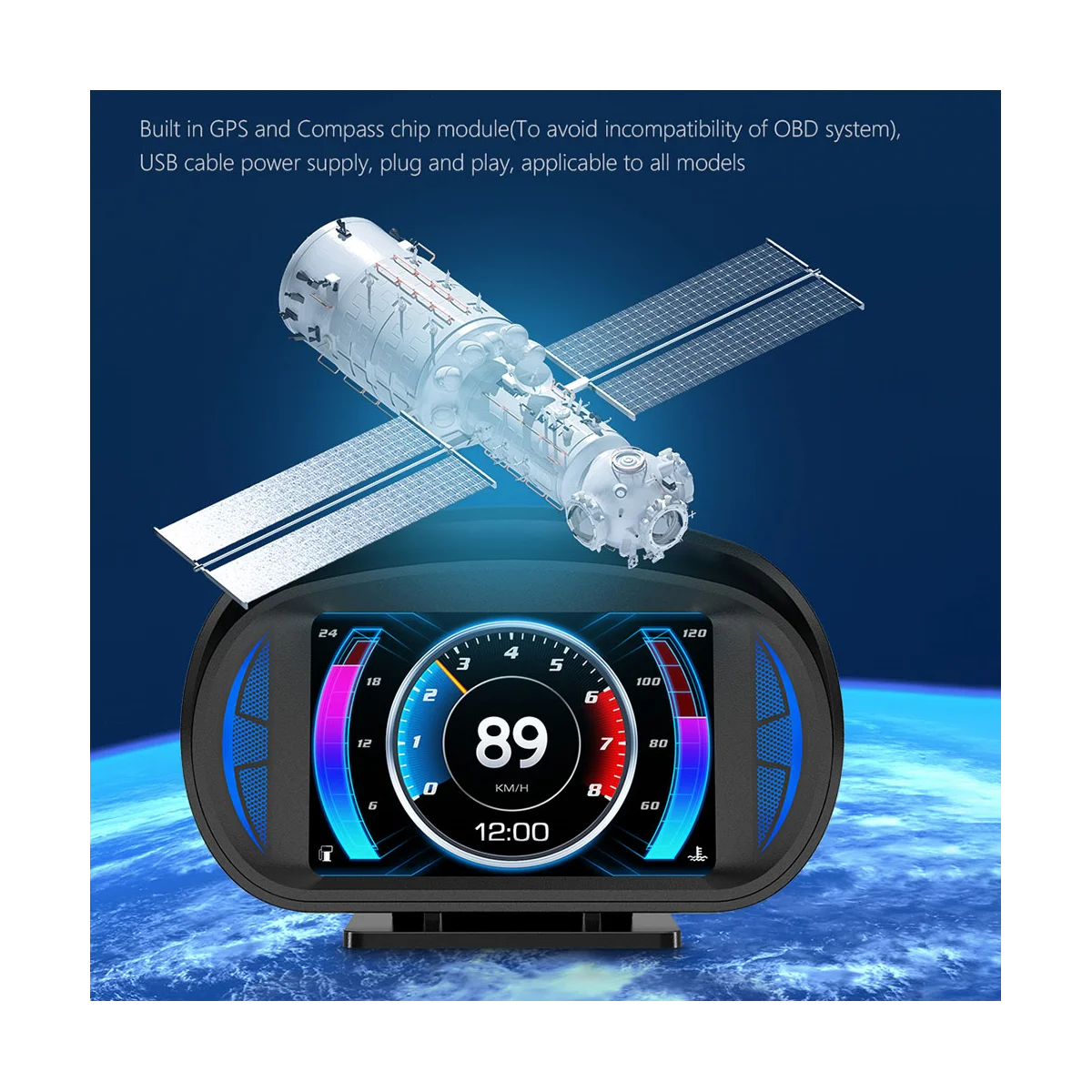 GPS-дисплей HUD OBD2, спидометр, спидометр, счетчик наклона, функциональный измеритель, автоматические принадлежности
GPS-дисплей HUD OBD2, спидометр, спидометр, счетчик наклона, функциональный измеритель, автоматические принадлежности