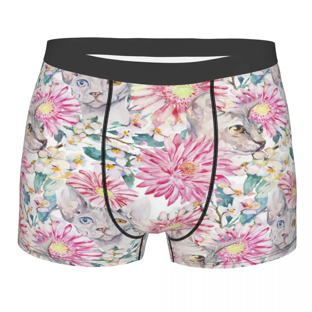 Male Panties Men's Underwear Boxer Chrysanthemum And Egyptian Cat Pattern Underpants Comfortable Shorts
Male Panties Men's Underwear Boxer Chrysanthemum And Egyptian Cat Pattern Underpants Comfortable Shorts