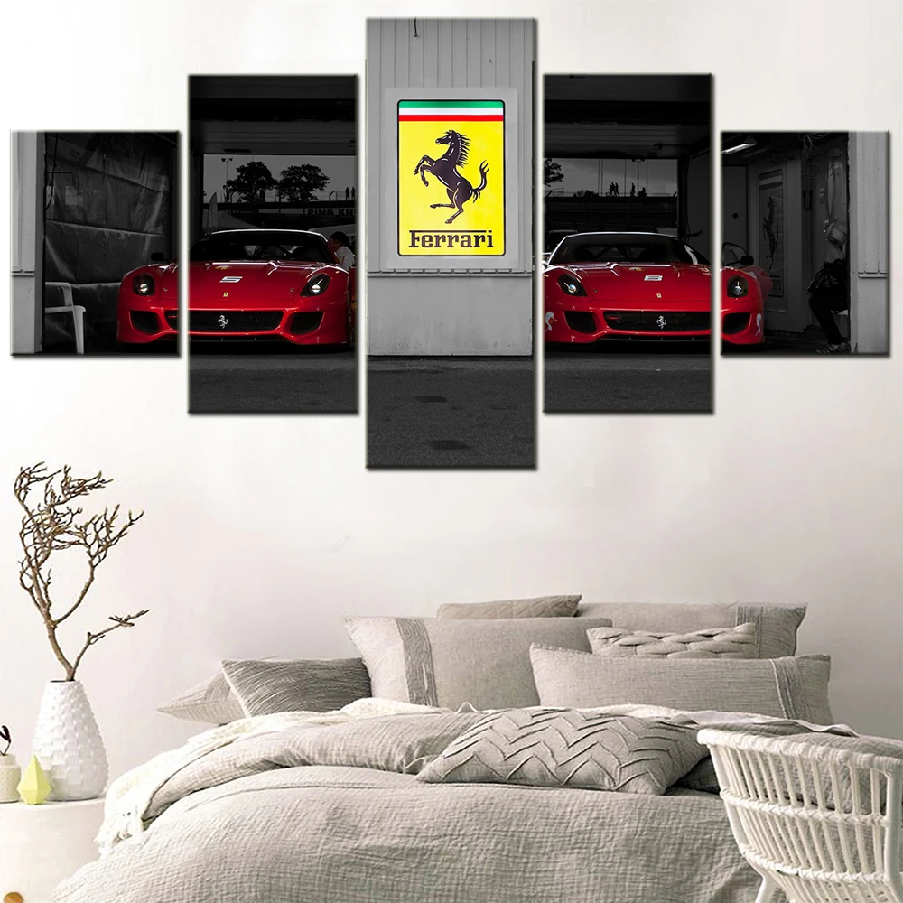 Canvas Pictures Wall Art Home Decor 5 Pieces Supercar Red Ferrari f430 Paintings Modular Living Room HD Printed Interior Posters
Canvas Pictures Wall Art Home Decor 5 Pieces Supercar Red Ferrari f430 Paintings Modular Living Room HD Printed Interior Posters