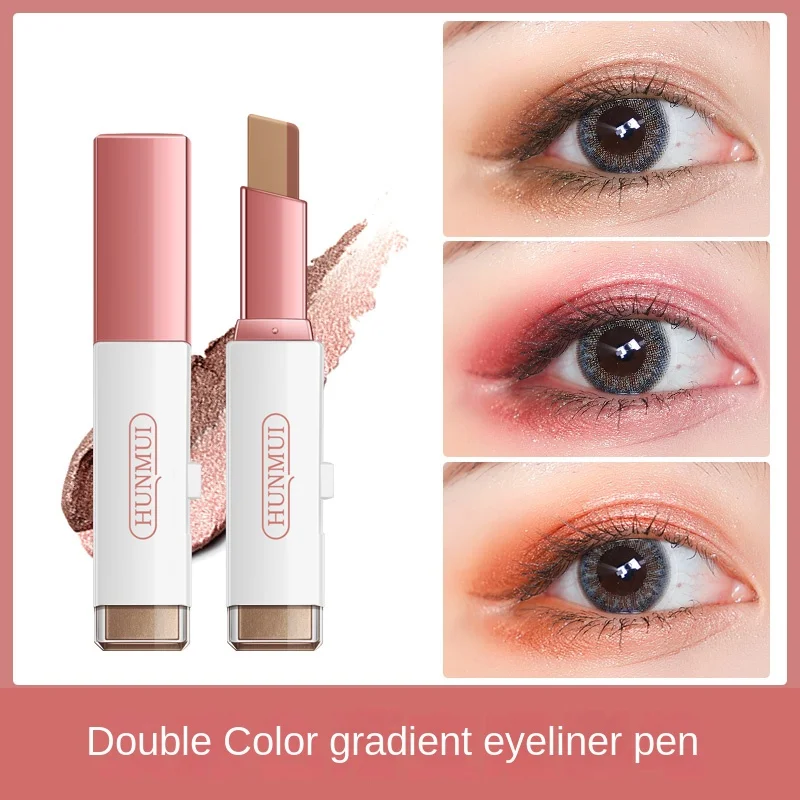 HUNMUI Dual Color Eyeshadow Stick Makeup Waterproof Dual Color Shimmer Cosmetic Lazy Makeup Waterproof Long Lasting Eyeshadow
HUNMUI Dual Color Eyeshadow Stick Makeup Waterproof Dual Color Shimmer Cosmetic Lazy Makeup Waterproof Long Lasting Eyeshadow