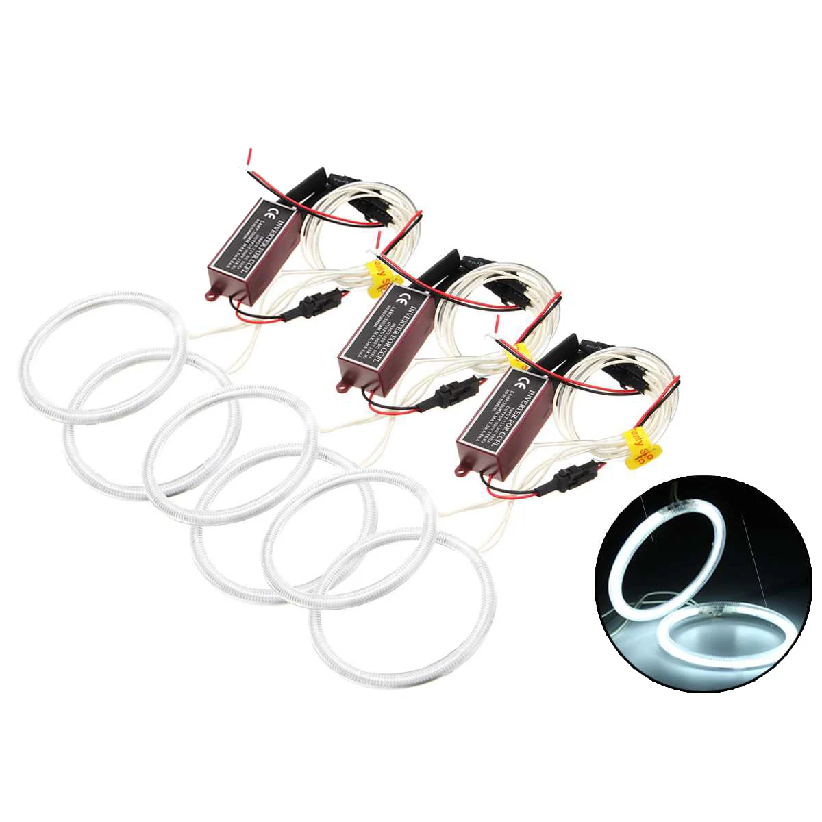 6Pcs Car Front Headlight Ultra Bright Angel Eyes CCFL Halo Ring for Alfa Romeo 159 2005 2006 2007 2008 2009 2010
6Pcs Car Front Headlight Ultra Bright Angel Eyes CCFL Halo Ring for Alfa Romeo 159 2005 2006 2007 2008 2009 2010