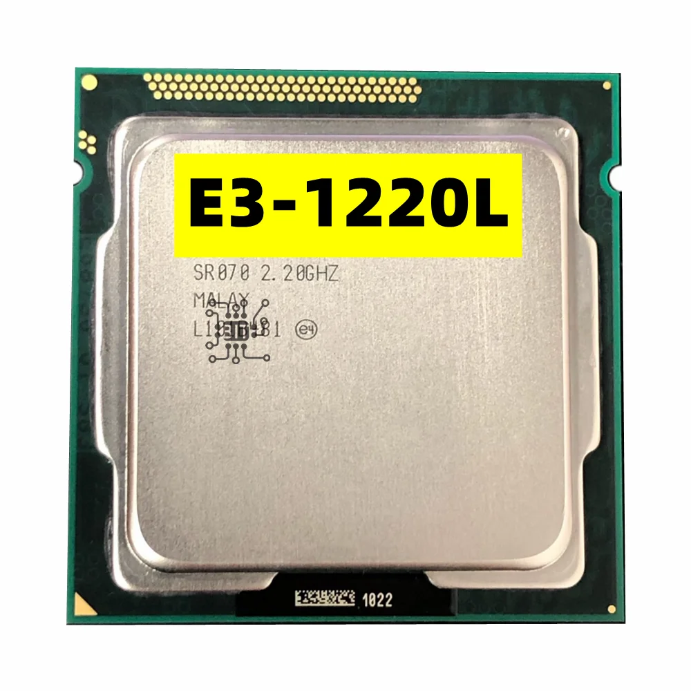 

Used Xeon E3-1220L E3 1220L 2.20GHZ Dual-Core 3MB SmartCache E3 1220L LGA1155 TPD 20W Free Shipping