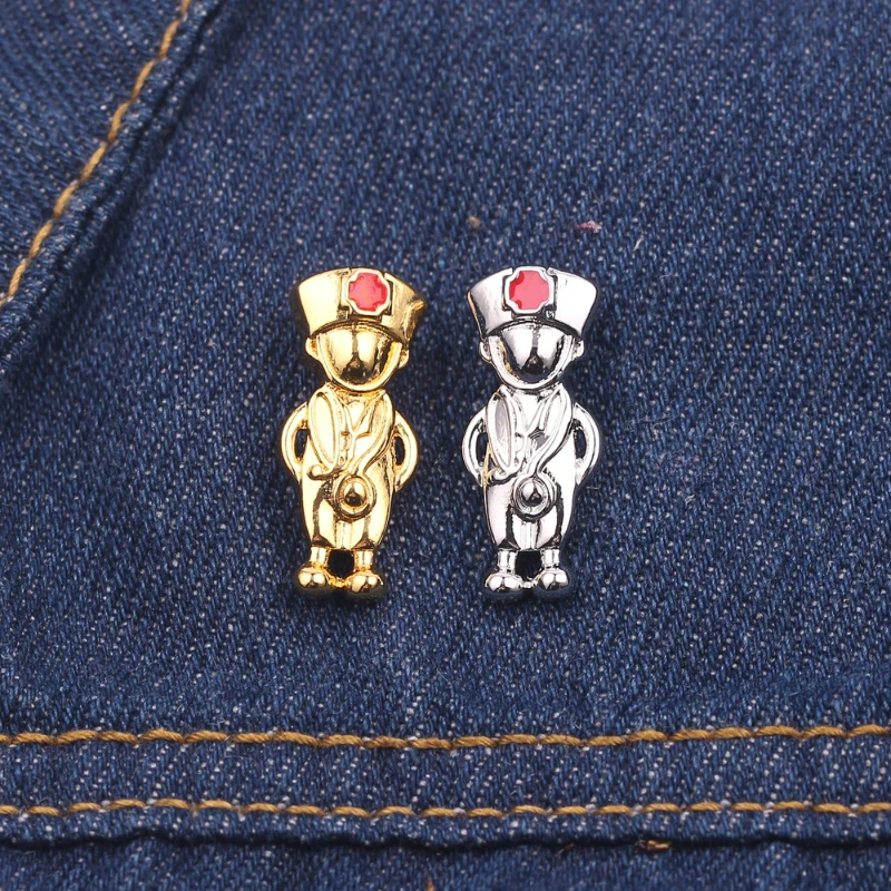 Doctor New Year Gift Creative Enamel Pin Cartoon Christmas Lapel Pins Friends Badges Women's Brooch Jewelry Fashion Accessories
Doctor New Year Gift Creative Enamel Pin Cartoon Christmas Lapel Pins Friends Badges Women's Brooch Jewelry Fashion Accessories