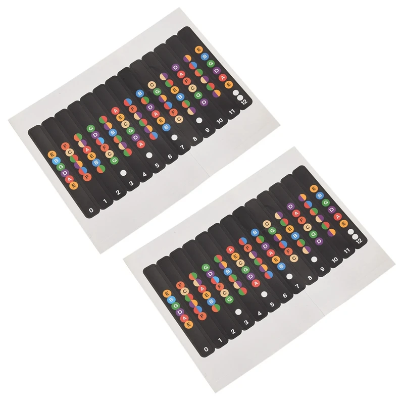 2X обучение играть с наклейкой для заметок для грифельной щетки подходит для электрогитары, акустической гитары 
2X обучение играть с наклейкой для заметок для грифельной щетки подходит для электрогитары, акустической гитары