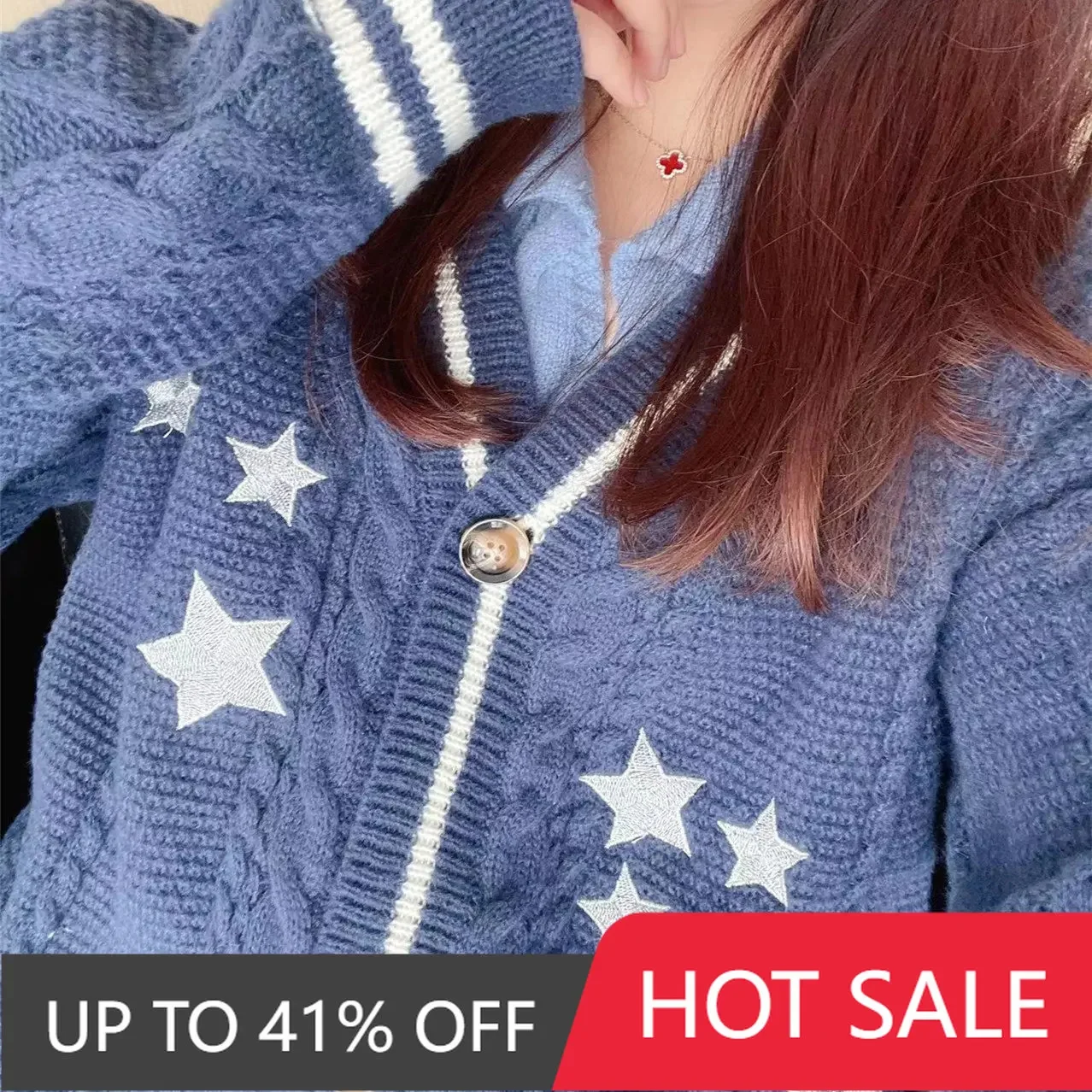 Tay – Cardigan brodé Beige Star Lor pour femme, modèle de luxe, modèle Y2k, pour Fans, mode coréenne, motif fraise, modèle S-2XL
Tay – Cardigan brodé Beige Star Lor pour femme, modèle de luxe, modèle Y2k, pour Fans, mode coréenne, motif fraise, modèle S-2XL