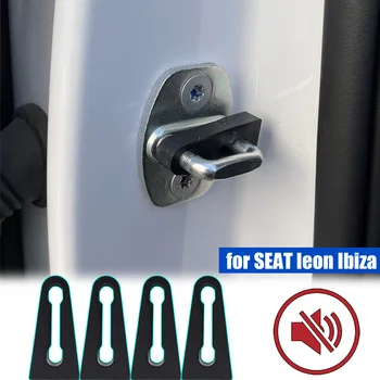 Sound Deadener Deadening Damper Door Lock Buffer for SEAT leon Altea Ibiza Toledo Alhambra Soundproof Deaf Seal Shock Absorber