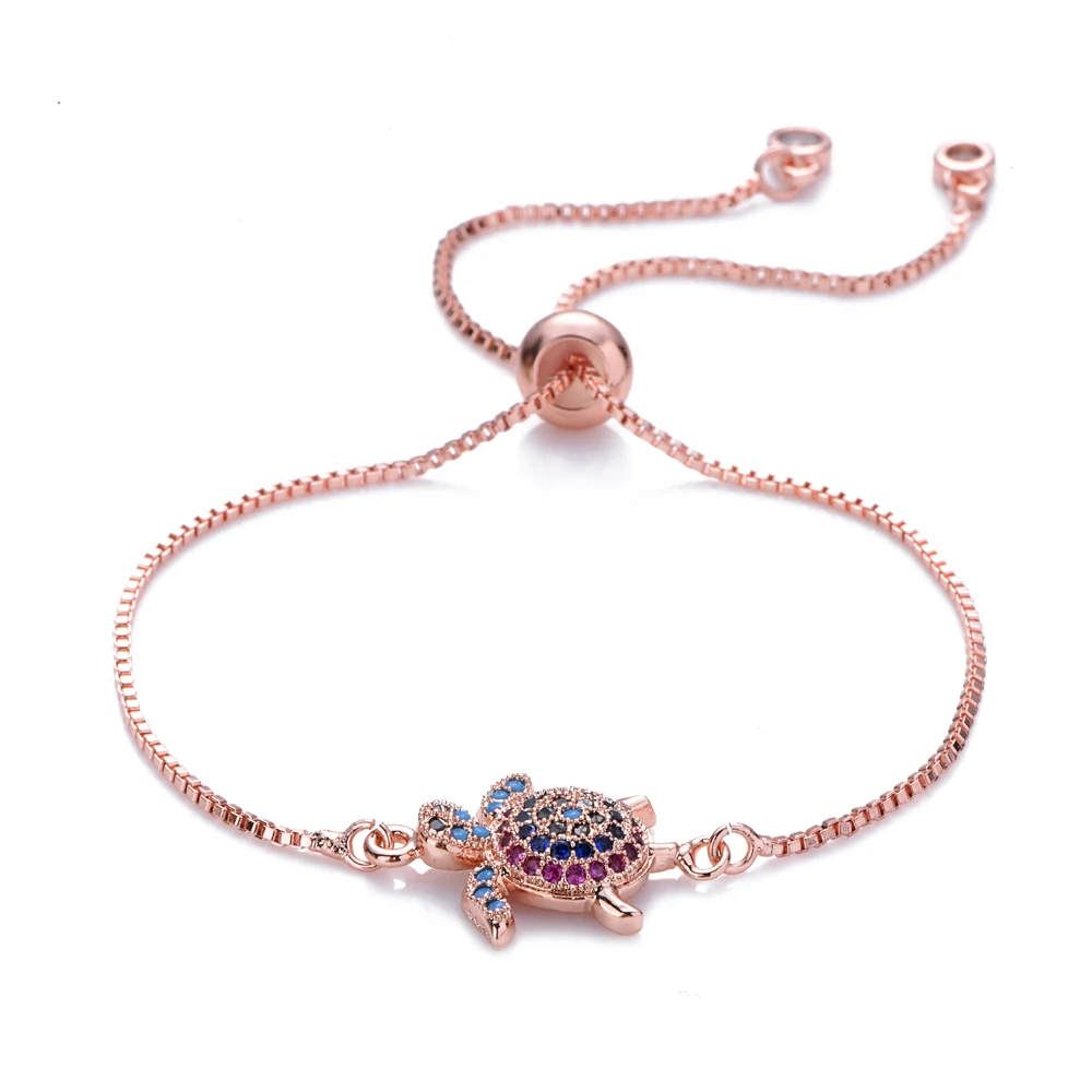 Hot women rose gold rainbow sea turtle turkish evil eye butterfly jewelry cz zircon adjustable chain bracelet accessory femme
Hot women rose gold rainbow sea turtle turkish evil eye butterfly jewelry cz zircon adjustable chain bracelet accessory femme