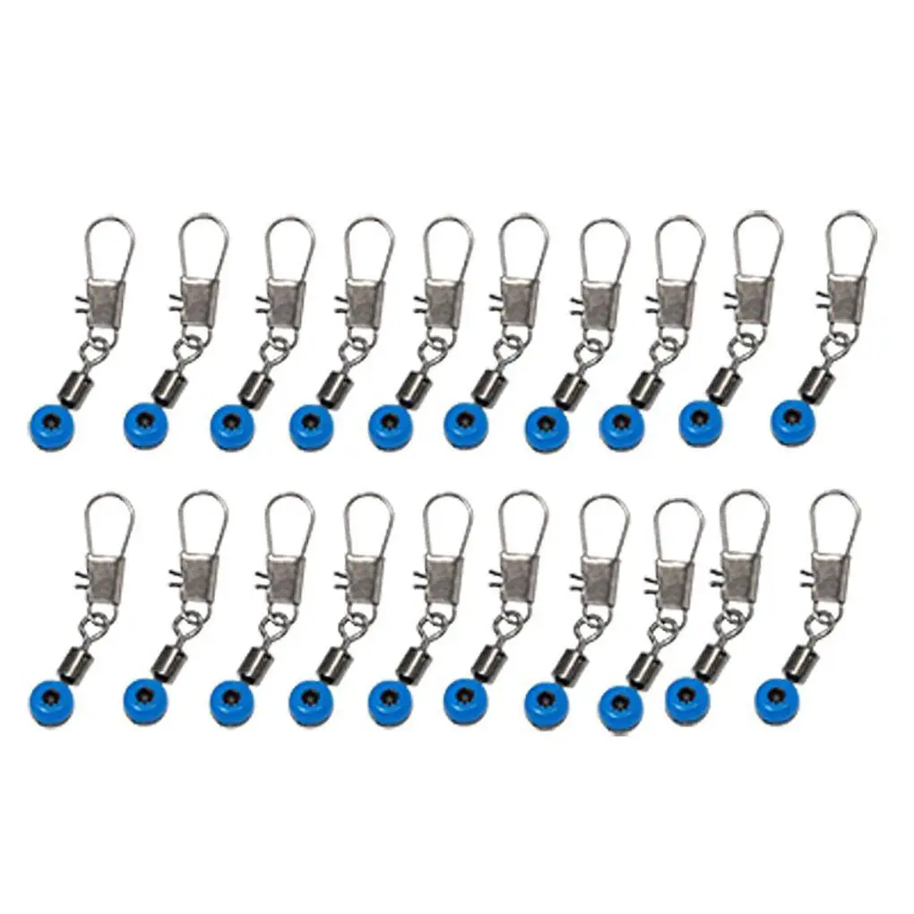100pcs/50pcs/20Pcs/10pcs Blue Fishing Line to Hook Swivels Shank Clip Connector For Fishing
100pcs/50pcs/20Pcs/10pcs Blue Fishing Line to Hook Swivels Shank Clip Connector For Fishing