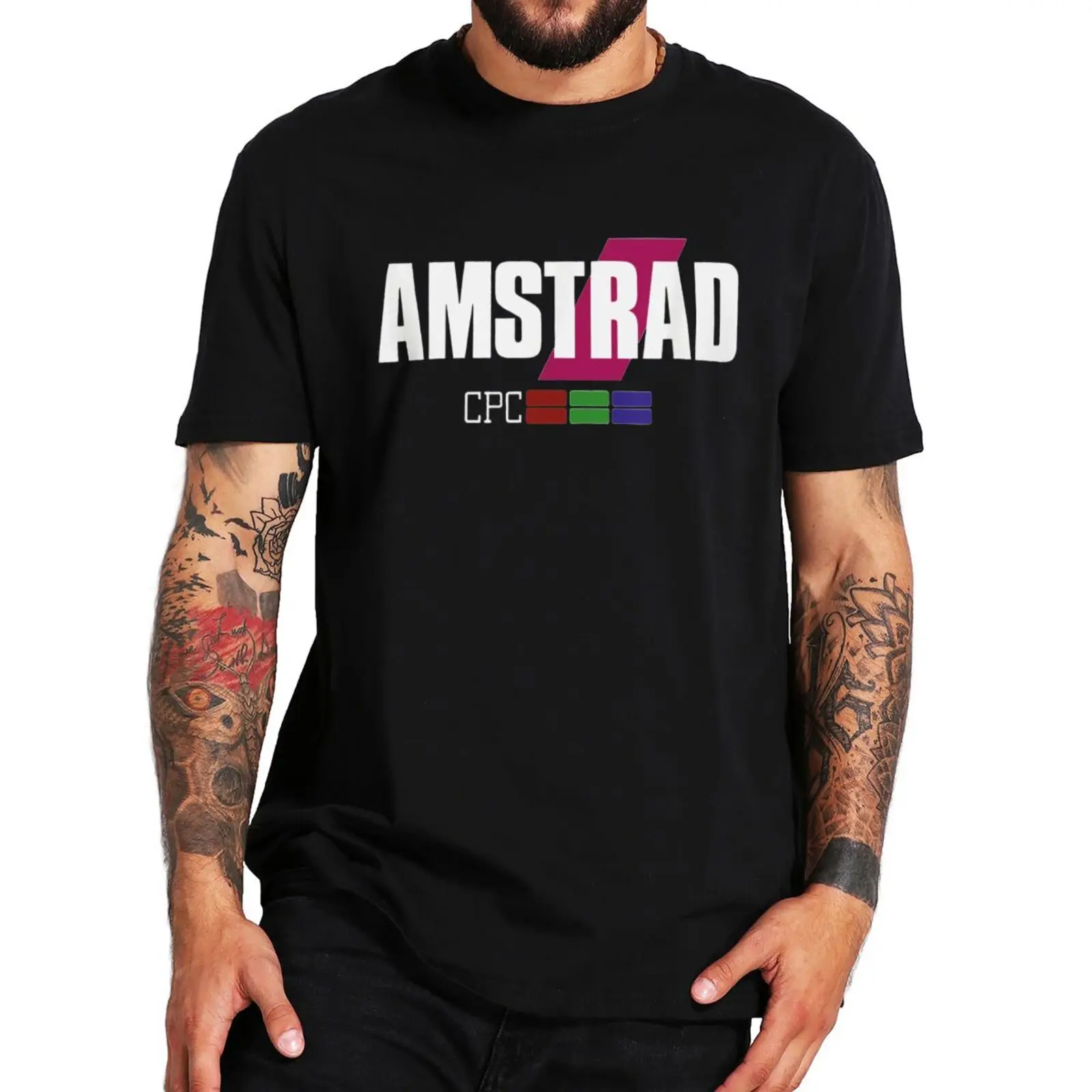 Amstrad CPC T Shirt Retro Computer Video Game Fans Geek Gift Tee Soft 100% Cotton Premium Summer T-shirt EU Size
Amstrad CPC T Shirt Retro Computer Video Game Fans Geek Gift Tee Soft 100% Cotton Premium Summer T-shirt EU Size