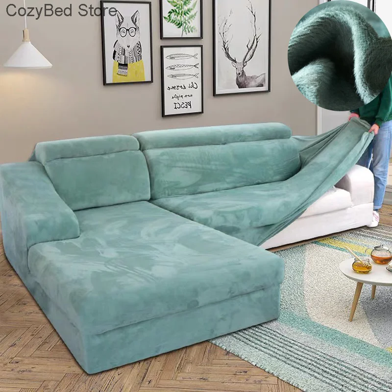 Velvet Plush L Shaped Sofa Cover For Living Room Elastic Furniture Couch Slipcover Chaise Longue Corner Sofa Cover Stretch
Velvet Plush L Shaped Sofa Cover For Living Room Elastic Furniture Couch Slipcover Chaise Longue Corner Sofa Cover Stretch