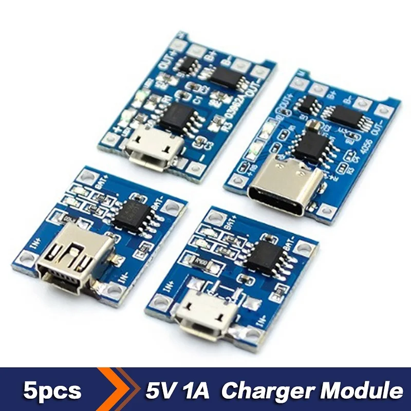 5pcs Micro USB 5V 1A 18650 TP4056 Lithium Battery Charger Module Charging Board with Protection Dual Function 1A Lithium Battery
5pcs Micro USB 5V 1A 18650 TP4056 Lithium Battery Charger Module Charging Board with Protection Dual Function 1A Lithium Battery