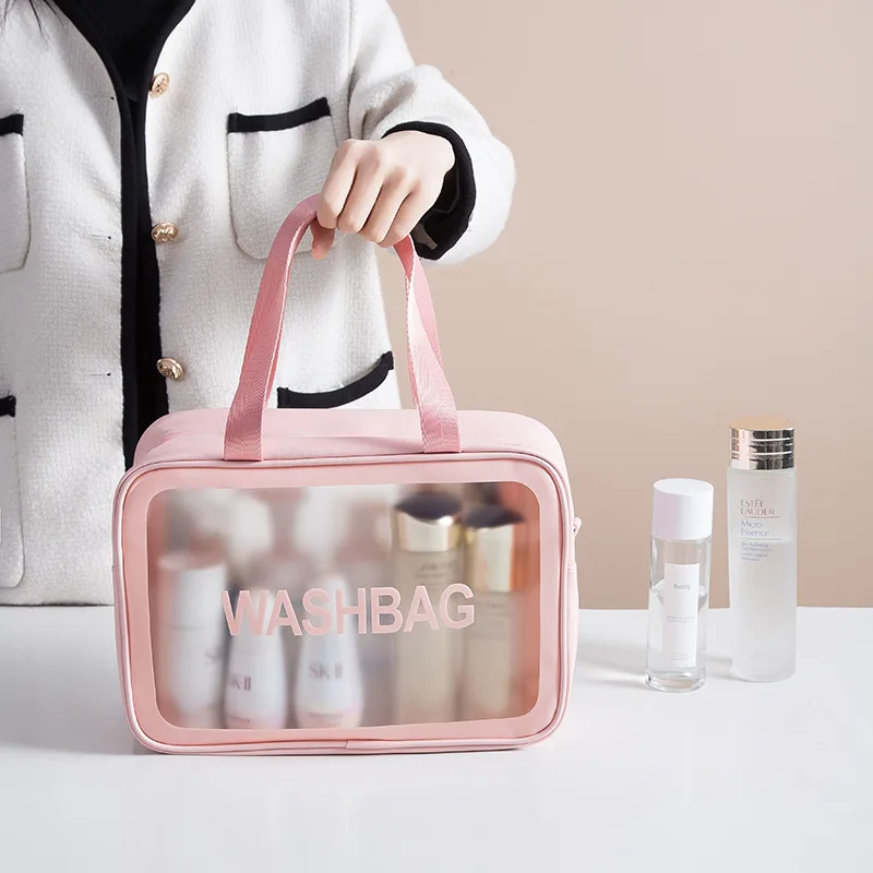 Portable Large-capacity Portable Travel Transparent Wash Bag Pu Waterproof Scrub Cosmetic Bag Skin Care Product Storage Bag
Portable Large-capacity Portable Travel Transparent Wash Bag Pu Waterproof Scrub Cosmetic Bag Skin Care Product Storage Bag