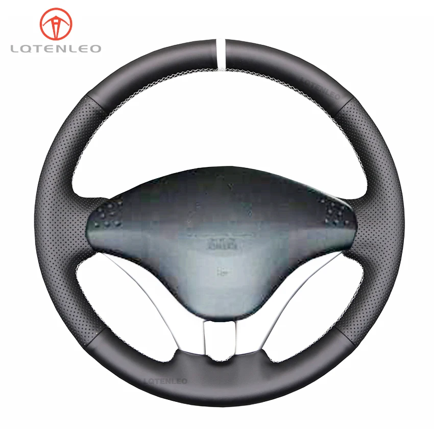 LQTENLEO Black Genuine Leather Hand-stitched Car Steering Wheel Cover For Mitsubishi Pajero 2008 2009 2010 2011 V73 2011 L200
LQTENLEO Black Genuine Leather Hand-stitched Car Steering Wheel Cover For Mitsubishi Pajero 2008 2009 2010 2011 V73 2011 L200