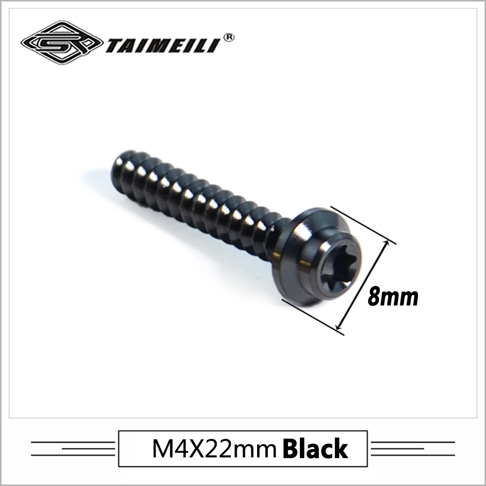Титановый болт TAIMEILI серии T2, Самонарезающий винт с маленькой головкой m4x22 мм 5x25 мм
Титановый болт TAIMEILI серии T2, Самонарезающий винт с маленькой головкой m4x22 мм 5x25 мм